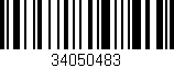 Código de barras (EAN, GTIN, SKU, ISBN): '34050483'