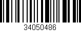 Código de barras (EAN, GTIN, SKU, ISBN): '34050486'