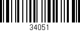Código de barras (EAN, GTIN, SKU, ISBN): '34051'
