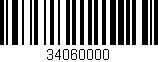 Código de barras (EAN, GTIN, SKU, ISBN): '34060000'
