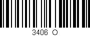 Código de barras (EAN, GTIN, SKU, ISBN): '3406_O'