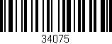 Código de barras (EAN, GTIN, SKU, ISBN): '34075'