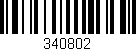 Código de barras (EAN, GTIN, SKU, ISBN): '340802'