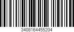 Código de barras (EAN, GTIN, SKU, ISBN): '3408164455204'