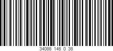 Código de barras (EAN, GTIN, SKU, ISBN): '34088_146_0_38'