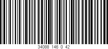 Código de barras (EAN, GTIN, SKU, ISBN): '34088_146_0_42'
