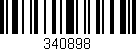 Código de barras (EAN, GTIN, SKU, ISBN): '340898'