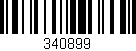 Código de barras (EAN, GTIN, SKU, ISBN): '340899'