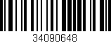 Código de barras (EAN, GTIN, SKU, ISBN): '34090648'