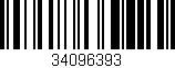 Código de barras (EAN, GTIN, SKU, ISBN): '34096393'