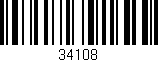 Código de barras (EAN, GTIN, SKU, ISBN): '34108'