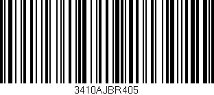 Código de barras (EAN, GTIN, SKU, ISBN): '3410AJBR405'