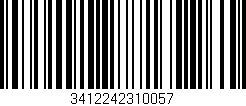 Código de barras (EAN, GTIN, SKU, ISBN): '3412242310057'