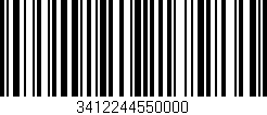 Código de barras (EAN, GTIN, SKU, ISBN): '3412244550000'