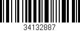 Código de barras (EAN, GTIN, SKU, ISBN): '34132887'