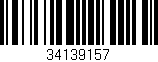 Código de barras (EAN, GTIN, SKU, ISBN): '34139157'