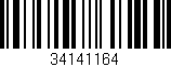 Código de barras (EAN, GTIN, SKU, ISBN): '34141164'