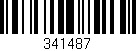 Código de barras (EAN, GTIN, SKU, ISBN): '341487'