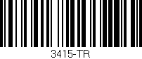 Código de barras (EAN, GTIN, SKU, ISBN): '3415-TR'