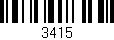 Código de barras (EAN, GTIN, SKU, ISBN): '3415'