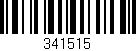Código de barras (EAN, GTIN, SKU, ISBN): '341515'