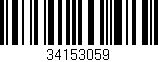 Código de barras (EAN, GTIN, SKU, ISBN): '34153059'