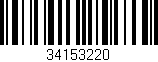 Código de barras (EAN, GTIN, SKU, ISBN): '34153220'