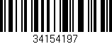 Código de barras (EAN, GTIN, SKU, ISBN): '34154197'