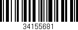 Código de barras (EAN, GTIN, SKU, ISBN): '34155681'