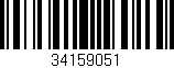 Código de barras (EAN, GTIN, SKU, ISBN): '34159051'