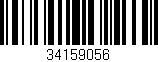 Código de barras (EAN, GTIN, SKU, ISBN): '34159056'