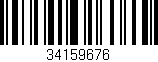 Código de barras (EAN, GTIN, SKU, ISBN): '34159676'