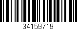 Código de barras (EAN, GTIN, SKU, ISBN): '34159719'