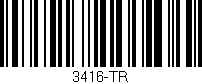 Código de barras (EAN, GTIN, SKU, ISBN): '3416-TR'