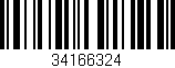 Código de barras (EAN, GTIN, SKU, ISBN): '34166324'
