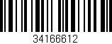 Código de barras (EAN, GTIN, SKU, ISBN): '34166612'