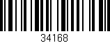 Código de barras (EAN, GTIN, SKU, ISBN): '34168'