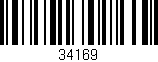 Código de barras (EAN, GTIN, SKU, ISBN): '34169'