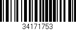 Código de barras (EAN, GTIN, SKU, ISBN): '34171753'