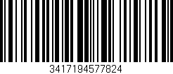 Código de barras (EAN, GTIN, SKU, ISBN): '3417194577824'