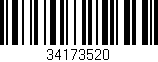 Código de barras (EAN, GTIN, SKU, ISBN): '34173520'