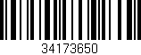 Código de barras (EAN, GTIN, SKU, ISBN): '34173650'