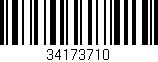Código de barras (EAN, GTIN, SKU, ISBN): '34173710'
