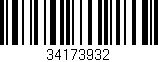 Código de barras (EAN, GTIN, SKU, ISBN): '34173932'