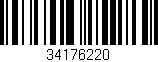 Código de barras (EAN, GTIN, SKU, ISBN): '34176220'