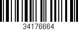 Código de barras (EAN, GTIN, SKU, ISBN): '34176664'