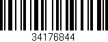 Código de barras (EAN, GTIN, SKU, ISBN): '34176844'