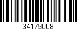 Código de barras (EAN, GTIN, SKU, ISBN): '34179008'