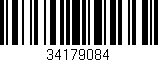 Código de barras (EAN, GTIN, SKU, ISBN): '34179084'