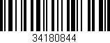 Código de barras (EAN, GTIN, SKU, ISBN): '34180844'